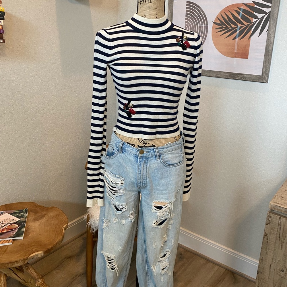 Zara crop sweater